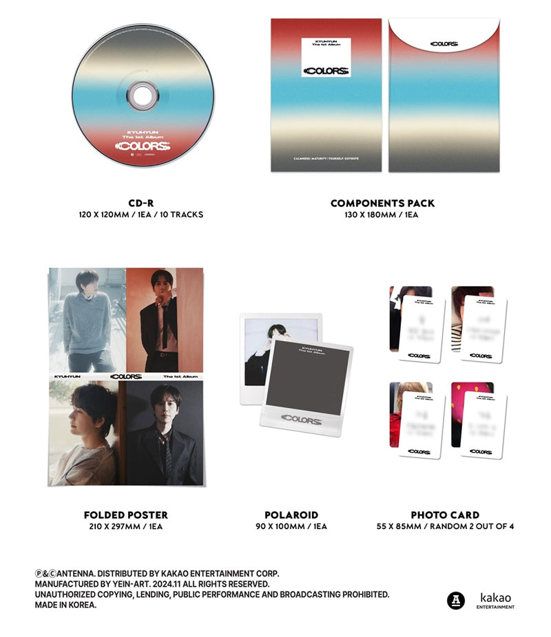 KYUHYUN - COLORS (Color Swatch Book Ver.) - K-Pop Time