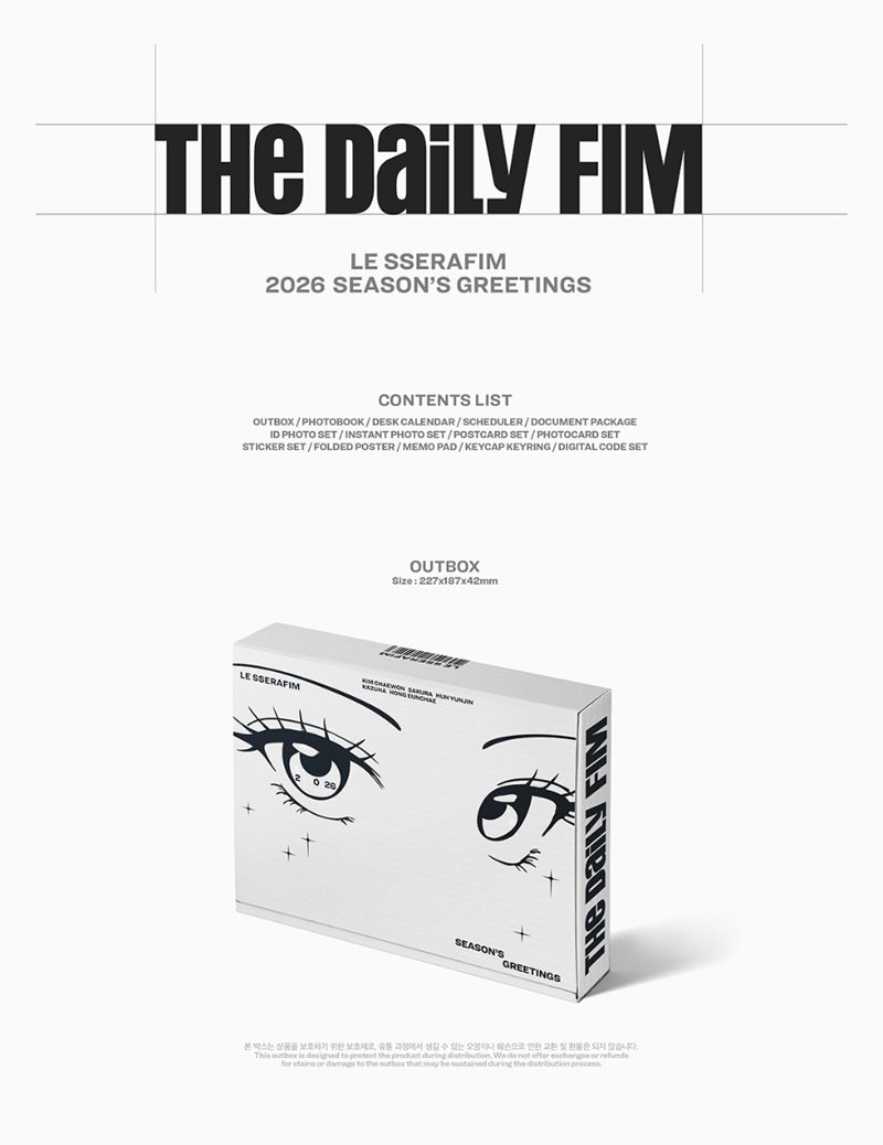 LE SSERAFIM - 2026 SEASON'S GREETINGS / The DaiLy FIM - K-Pop Time