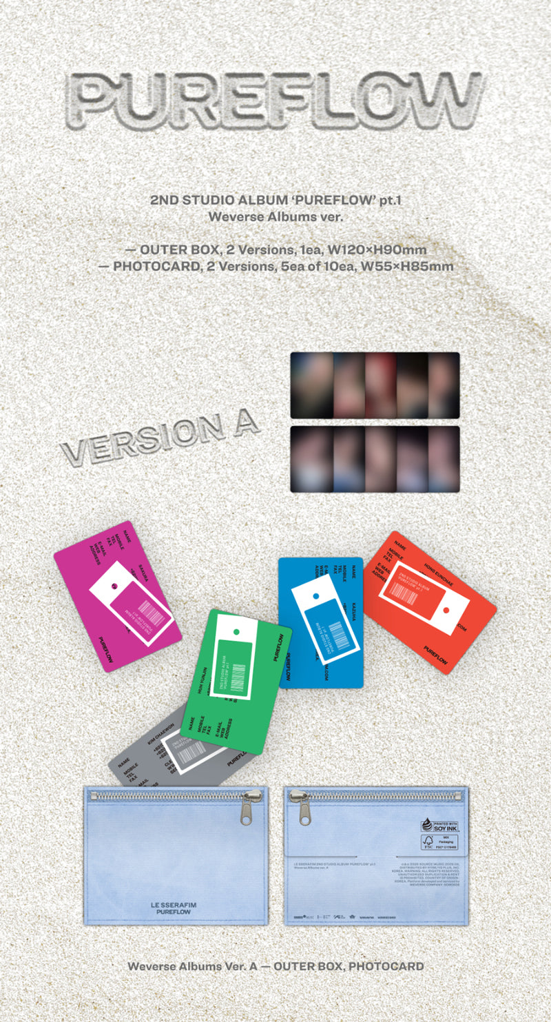 LE SSERAFIM - PUREFLOW pt.1 / Weverse Albums ver. - K-Pop Time