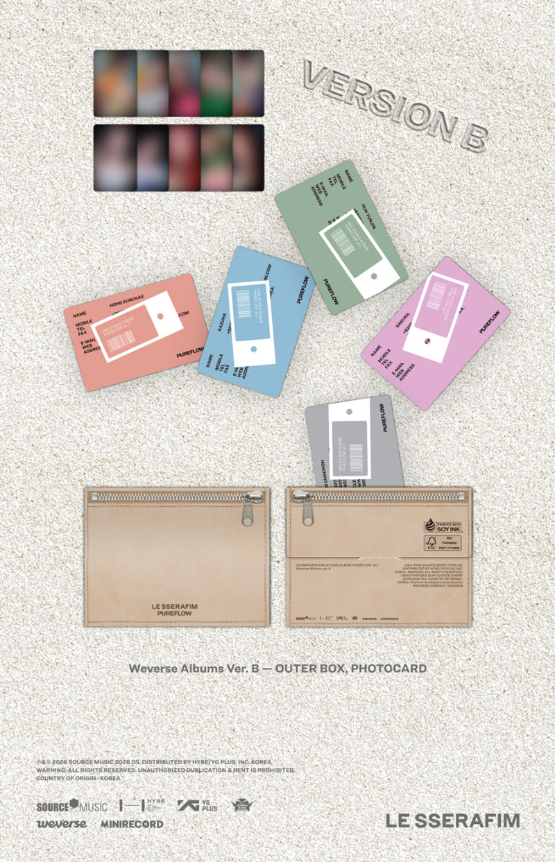 LE SSERAFIM - PUREFLOW pt.1 / Weverse Albums ver. - K-Pop Time