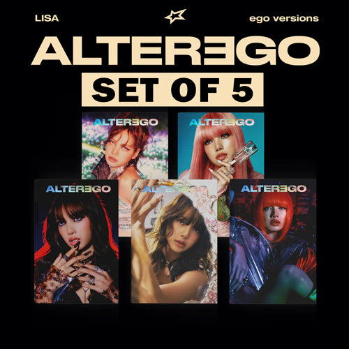 LISA (BLACKPINK) - Alter Ego / PHOTOBOOK Ver. *SET OF 5*