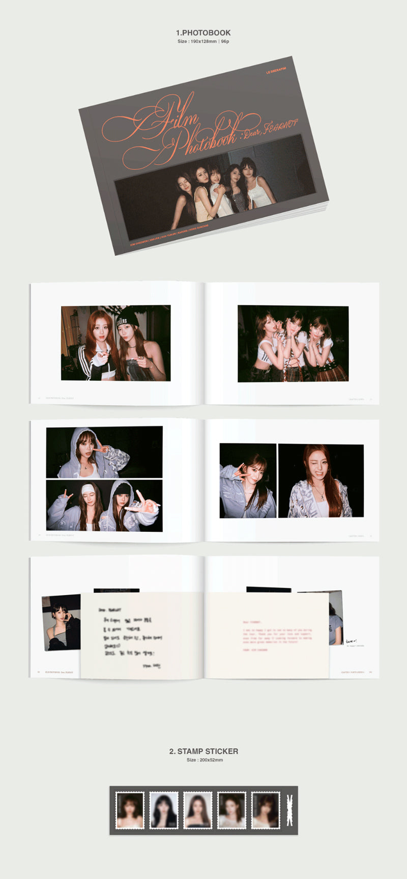 LE SSERAFIM - FILM PHOTOBOOK: Dear, FEARNOT - K-Pop Time