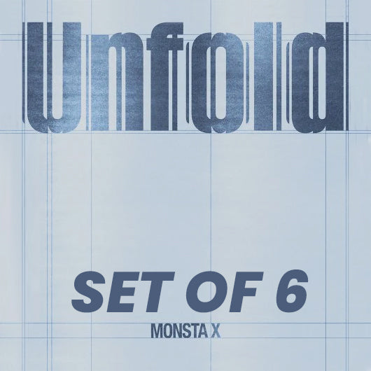 MONSTA X - UNFOLD (English Album) / LIMITED EDITION DIGIPACK Ver. *SET OF 6*