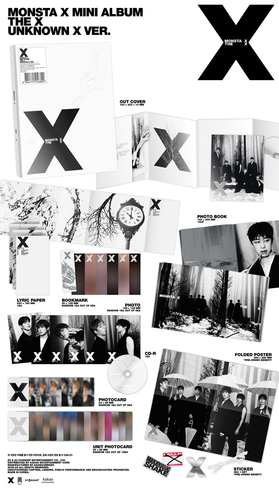 MONSTA X - THE X (Random) - K-Pop Time