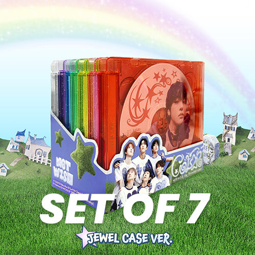 NCT WISH - COLOR / Jewel Case Ver. *SET OF 7 + PACKAGE BOX!*