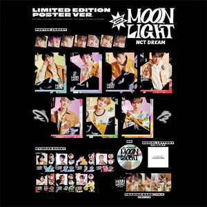 NCT DREAM - Moonlight / Japanese Limited Poster Edition (MEMBER COVERS)