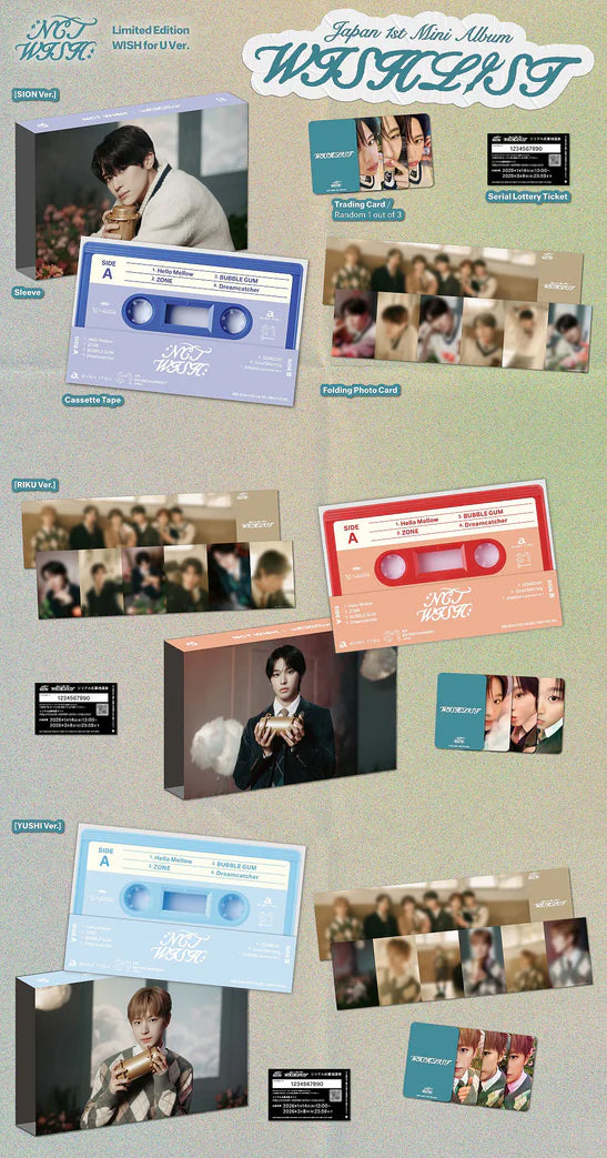 NCT WISH - Wishlist / Cassette Version *LIMITED EDITION* - K-Pop Time