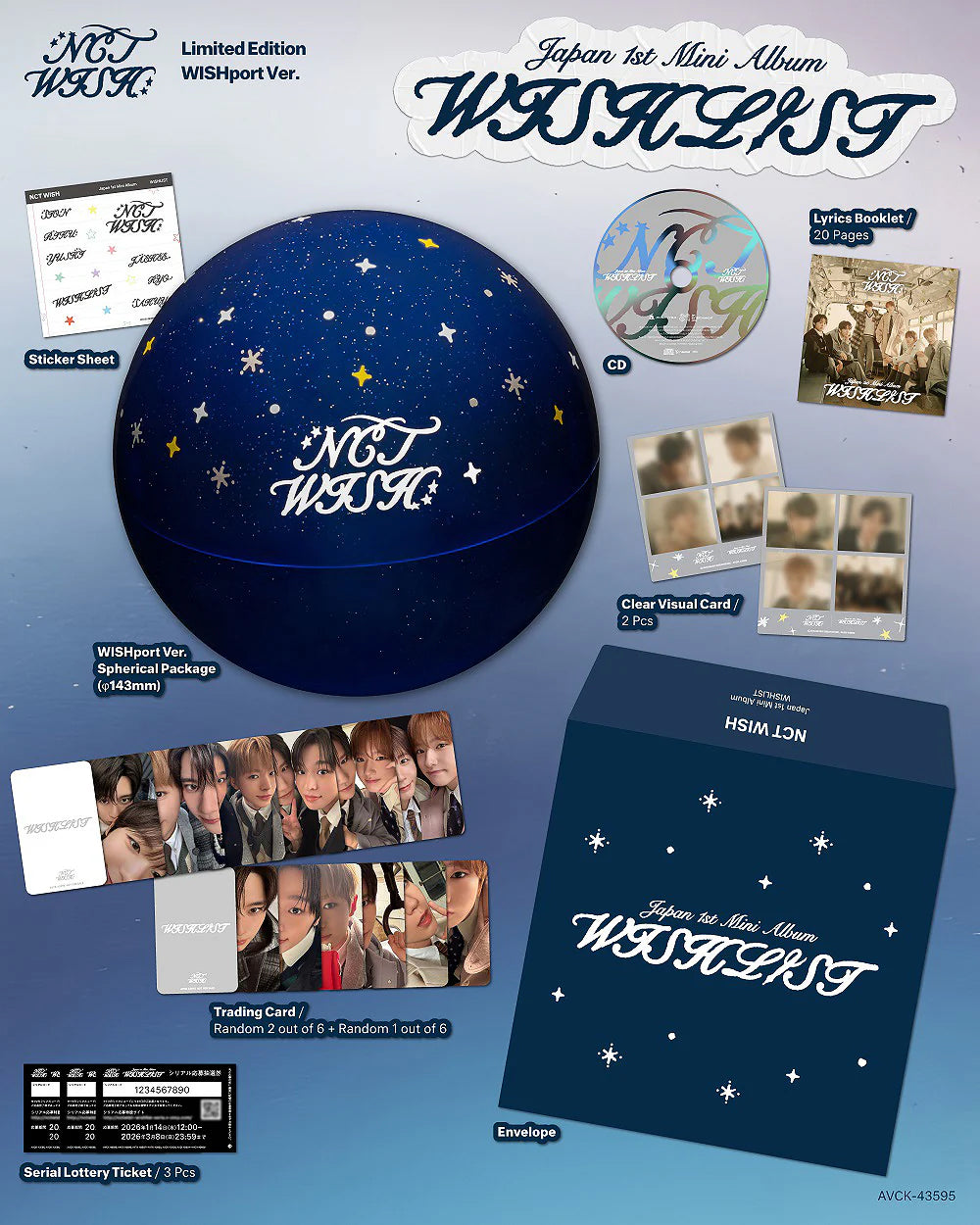 K-POP・アジア NCT WISH WISHLIST WISHport Ver. NCT WISH - Wishlist / Japanese Limited WISHport Edition - K-Pop Time