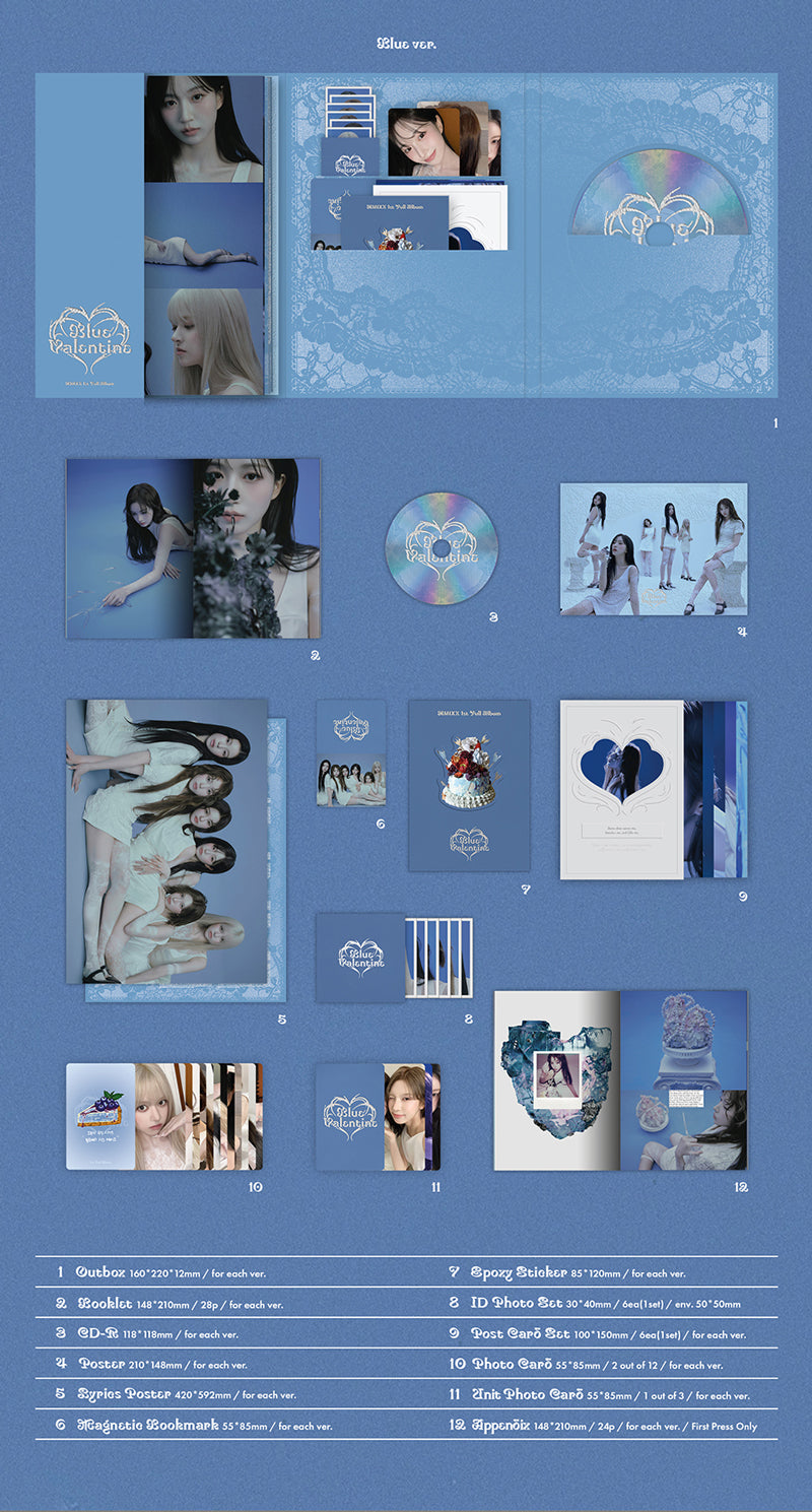 NMIXX - Blue Valentine / Photobooks - K-Pop Time