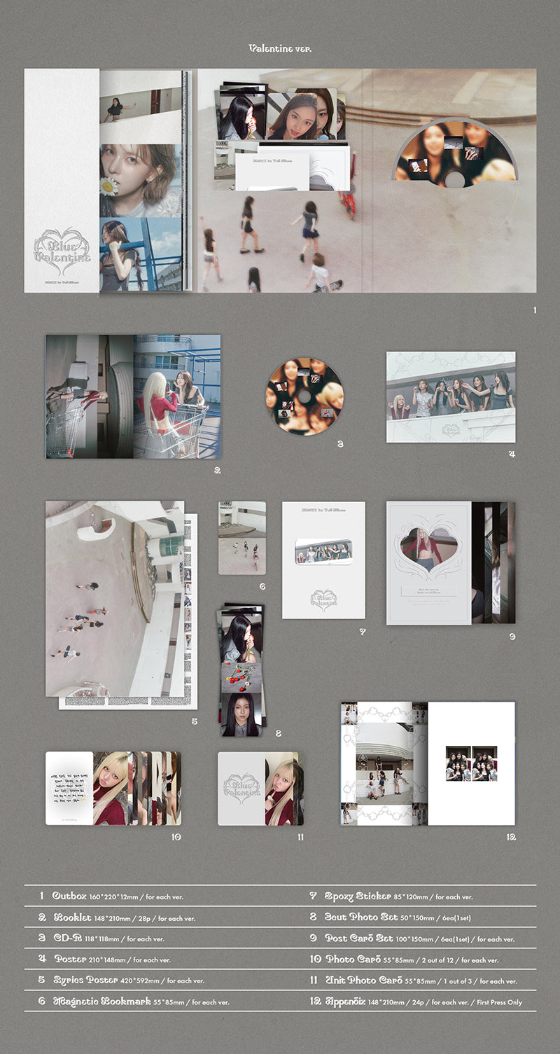 NMIXX - Blue Valentine / Photobooks - K-Pop Time