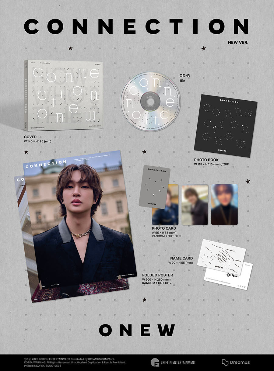 ONEW (SHINee) - CONNECTION (Digipack ver.) -Random - K-Pop Time