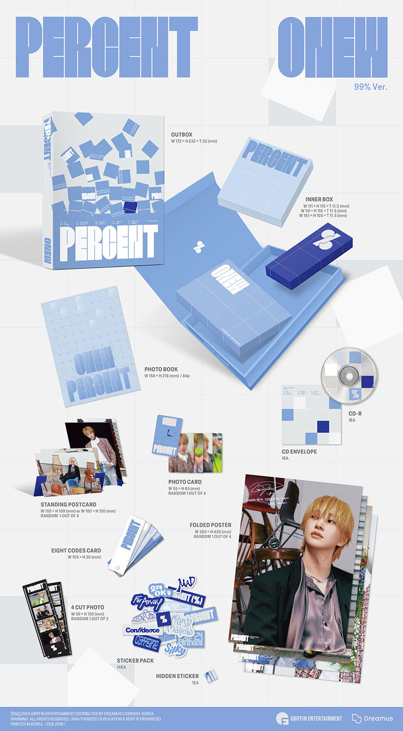 ONEW (SHINee) - PERCENT  / Photobook Ver.