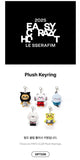 LE SSERAFIM - EASY CRAZY HOT 2025 TOUR OFFICIAL MD PLUSH KEYRING