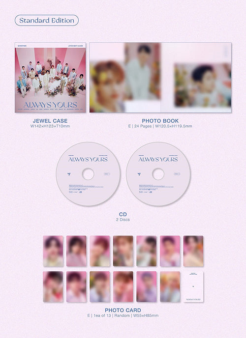 SEVENTEEN - Always Yours /Japanese 2CD Best Album (Regular Edition