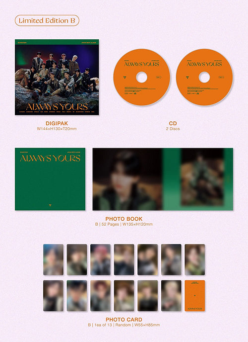 SEVENTEEN セブチ ジュン ラキドロ always yours HMV SEVENTEEN JAPAN BEST ALBUM [ALWAYS YOURS] [Limited Edition A