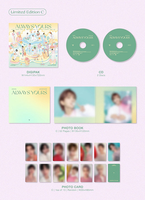 SEVENTEEN - Always Yours /Japanese 2CD Best Album (Limited Edition