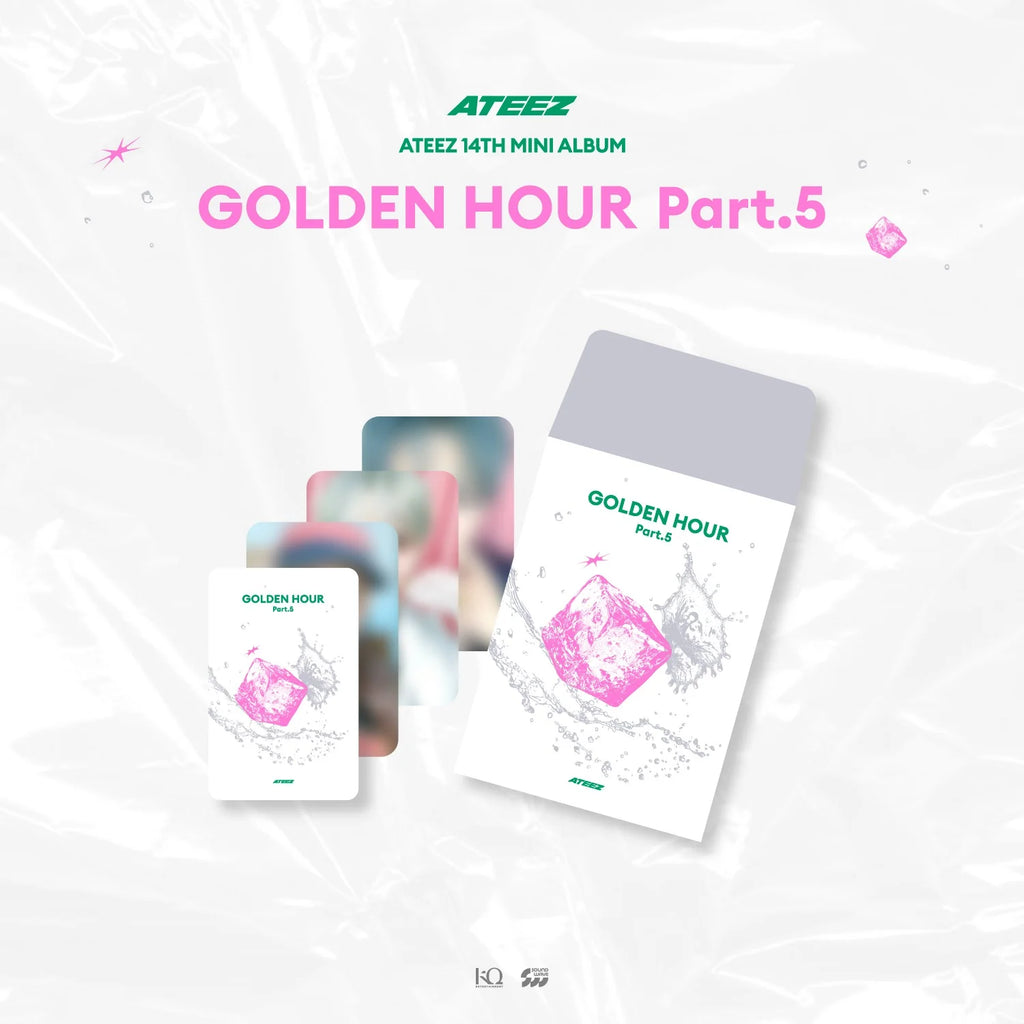 ATEEZ –  GOLDEN HOUR : PART.5 POP UP OFFICIAL MD / RANDOM TRADING CARDS