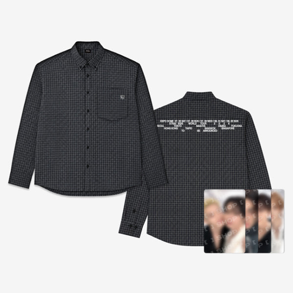 Stray Kids - RUN IT SEOUL MD / CHECK SHIRT + UNIT PHOTOCARD SET