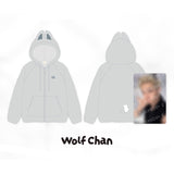 Stray Kids - RUN IT SEOUL MD / SKZOO FLEECE HOOD ZIP-UP + PHOTOCARD