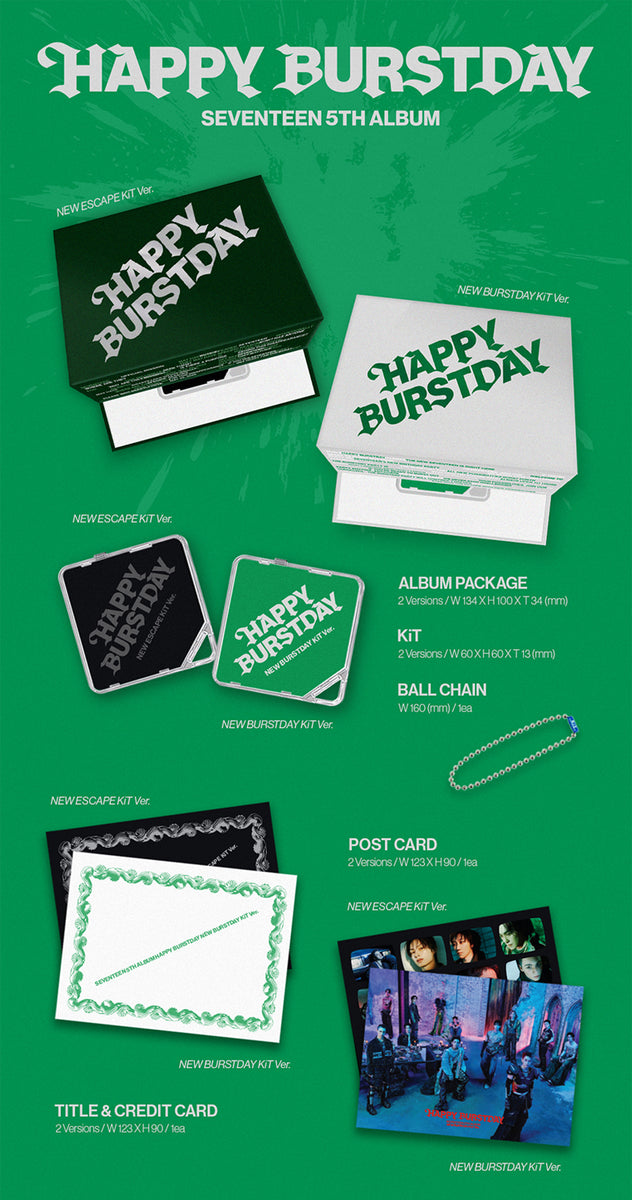 SEVENTEEN - Happy Burstday / KiT ver. - K-Pop Time