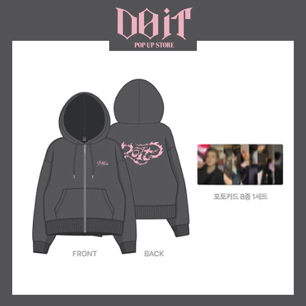 STRAY KIDS - DO IT POP-UP / Zip-Up Hoodie + PC SET + BONUS