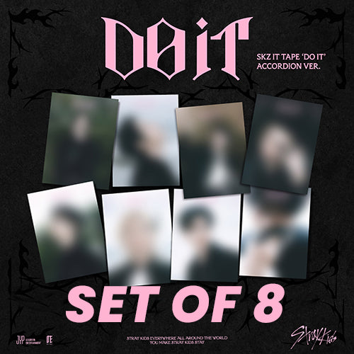 STRAY KIDS - SKZ IT TAPE 'DO IT' / Accordian ver. *SET OF 8* +