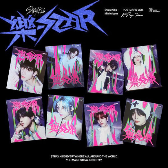 STRAY KIDS - ROCK-STAR / POSTCARD VER*FLASH PRICE/ STRICLTY RANDOM/ ONLINE ONLY*