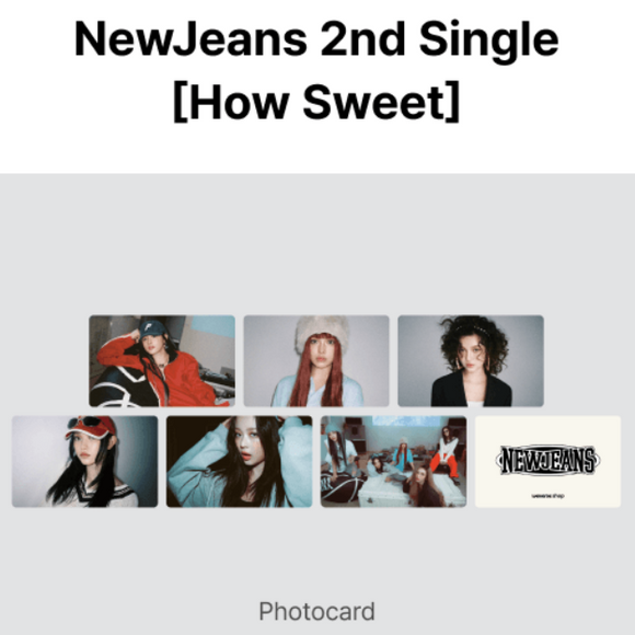 NewJeans - 'How Sweet' Weverse Pre-Order Benefit Gift SET