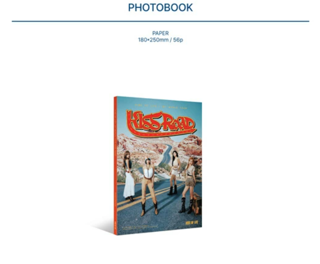 KISS OF LIFE - 1st World Tour / KISS ROAD TOUR MD PHOTOBOOK - K