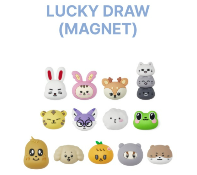 SEVENTEEN - MINITEEN 2ND OFFICIAL MD / LUCKY DRAW / Random (MAGNET)