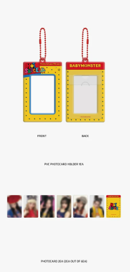 BABYMONSTER - HOTSAUCE OFFICIAL MD / PVC PHOTOCARD HOLDER - K-Pop Time