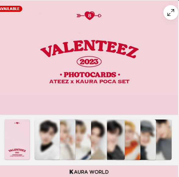 ATEEZ – ATEEZ x KAURA VALENTEEZ POCA SET