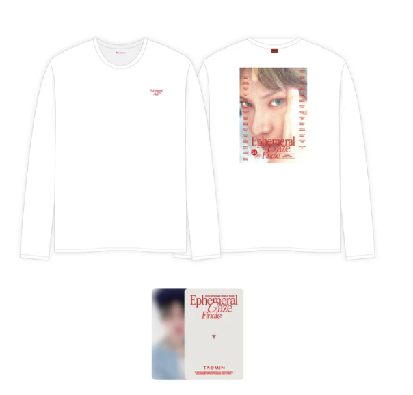 TAEMIN – EPHEMERAL GAZE FINALE OFFICIAL MD  /  LONG SLEEVE T-SHIRT + PHOTOCARD