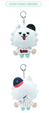 TXT  - PPULBATU X LG TWINS OFFICIAL MD / UNIFORM PLUSH KEYRING
