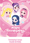 AESPA - TEENIEPING X AESPA COLLABORATION OFFICIAL MD / FIGURE KEYRING CUTIE VER