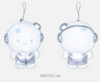 AESPA - SYNK : aeXIS LINE MD / FANLIGHT DOLL KEY RING (SILVER Ver.)