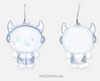 AESPA - SYNK : aeXIS LINE MD / FANLIGHT DOLL KEY RING (SILVER Ver.)