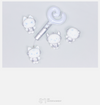 AESPA - SYNK : aeXIS LINE MD / FANLIGHT DOLL KEY RING (SILVER Ver.)