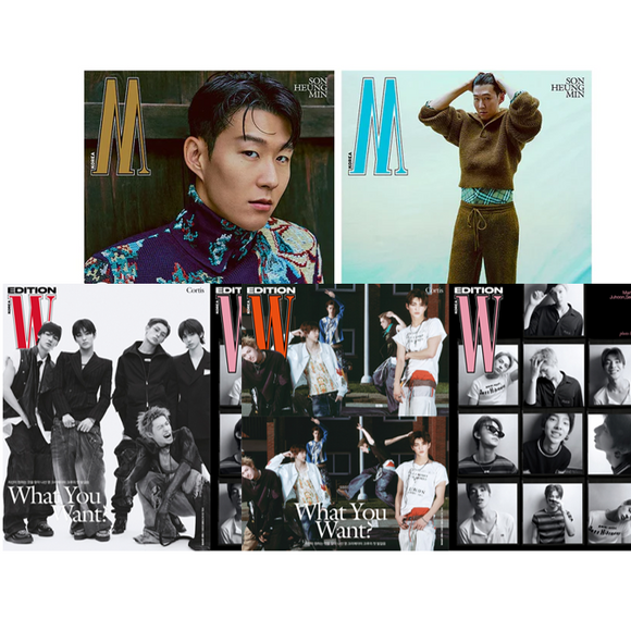 W Men Korea Vol.10 2025 / Covers : Main - SON HEUNG MIN / Special Appendix - CORTIS