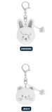 Stray Kids - dominATE : celebrATE WORLD TOUR OFFICIAL MD / SKZOO FACE KEYRING SILVER Ver. *PREORDER CLOSED*