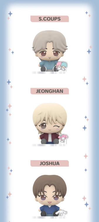 SEVENTEEN X SANRIO CHARACTER OFFICIAL MD / FIGURES (RANDOM) - K