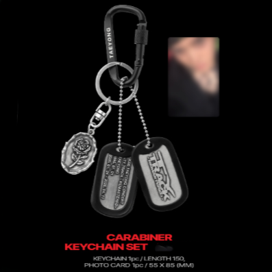 TAEYONG (NCT) - 2026 OFFICIAL MD MARCH / CARABINER KEYCHAIN SET