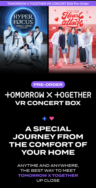 TOMORROW X TOGETHER - VR CONCERT BOX / FULL BOX Package - K-Pop Time
