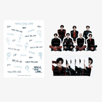 ENHYPEN - WALK THE LINE OFFICIAL MD / STICKER SET
