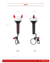 BABYMONSTER - OFFICIAL LIGHT STICK KEYRING