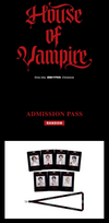 ENHYPEN - HOUSE OF VAMPIRE OFFICIAL MD / ADMISSION PASS (Random)