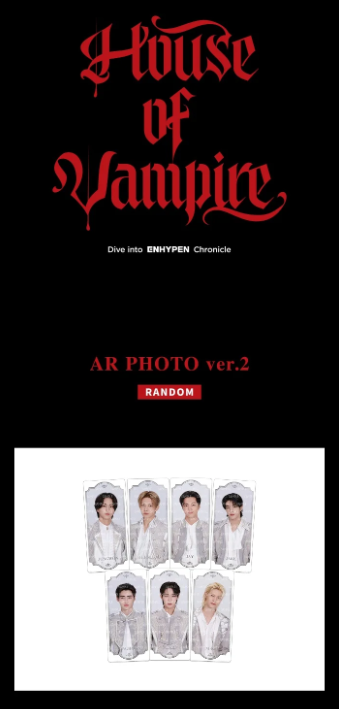 ENHYPEN - HOUSE OF VAMPIRE OFFICIAL MD / AR PHOTO VER.2 (Random