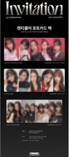 LE SSERAFIM - INVITATION VR CONCERT OFFICIAL MD / LENTICULAR PHOTOCARD PACK