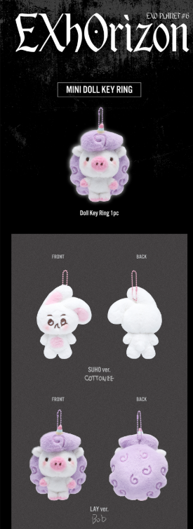 EXO - 2026 EXO PLANET #6 - EXhOrizon MD / MINI DOLL KEYRING - K