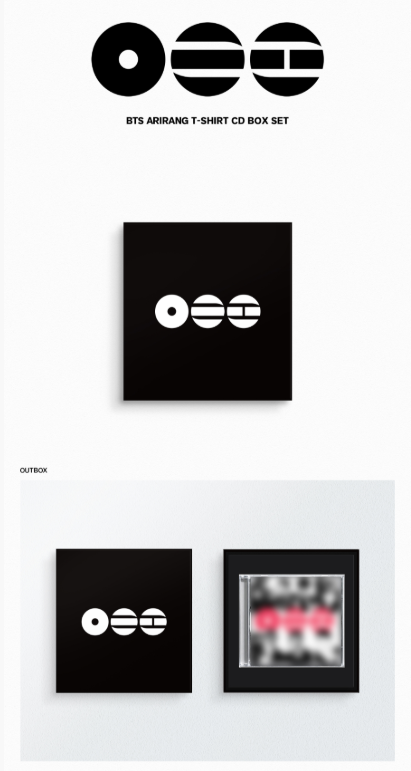BTS - ARIRANG / T-Shirt CD Box Set (Random) *LIMITED* - K-Pop Time